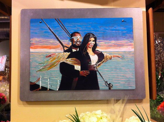 Kim & Kanye paintings Kim & Kanye paintings